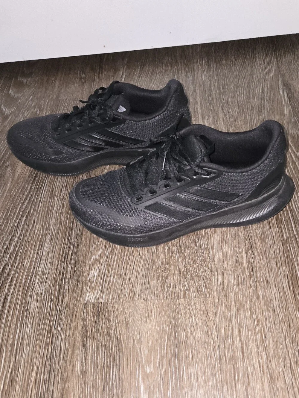 Adidas Black Ortholite Size 9 Workout Shoes Running Sneakers